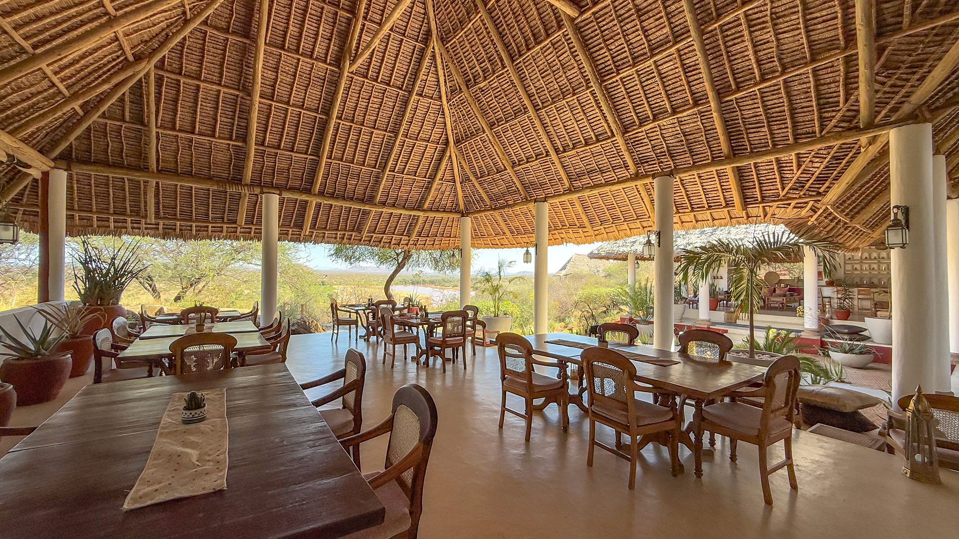 Dining at Sasaab Lodge