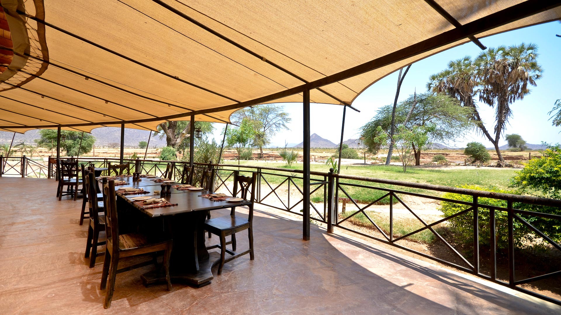 Dining at Ashnil Samburu Camp