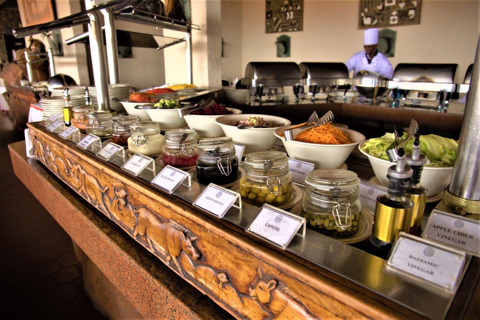 Dining at Kilaguni Serena
