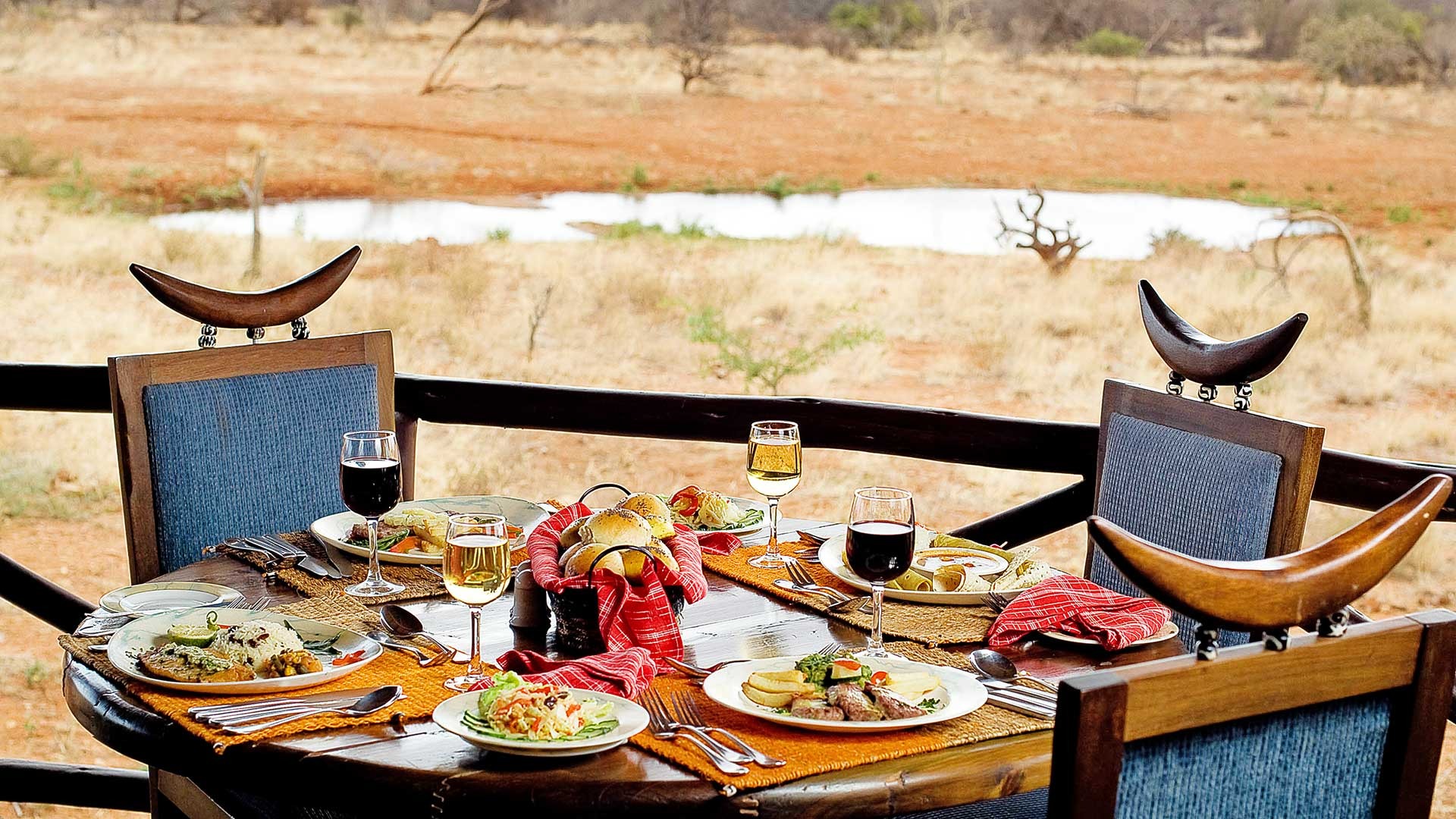 Dining at Samburu Sopa Lodge