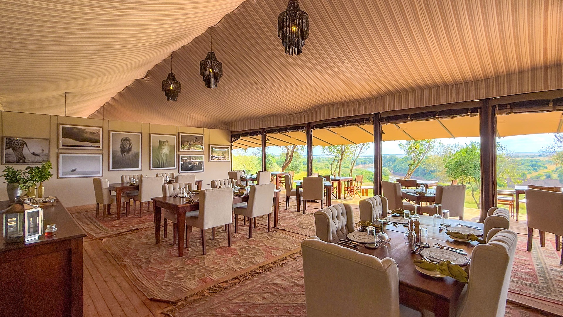 Dining at Entim Mara