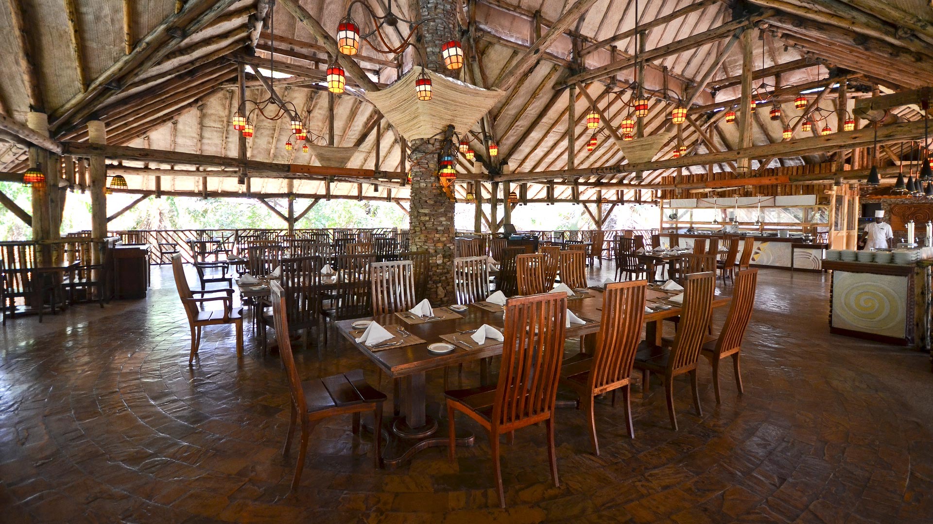Dining at Sarova Shaba