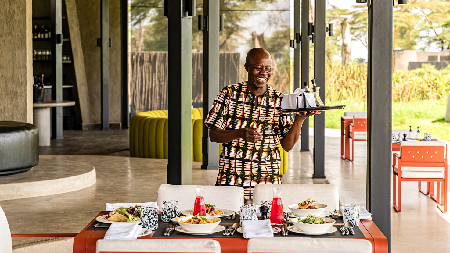 Dining at Angama Amboseli