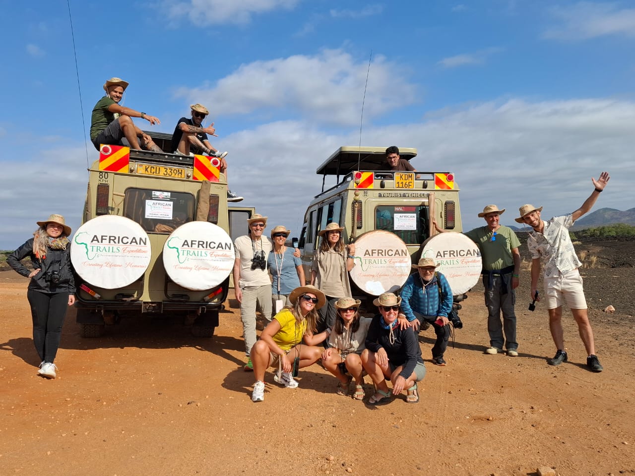 guests on a kenya safari