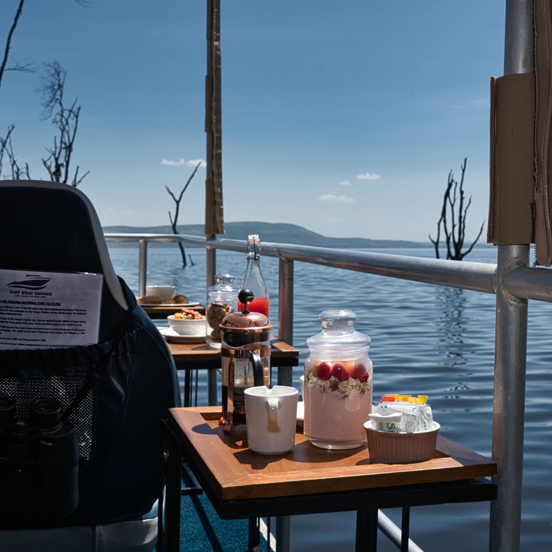 Dining at The Cliff Lake Nakuru