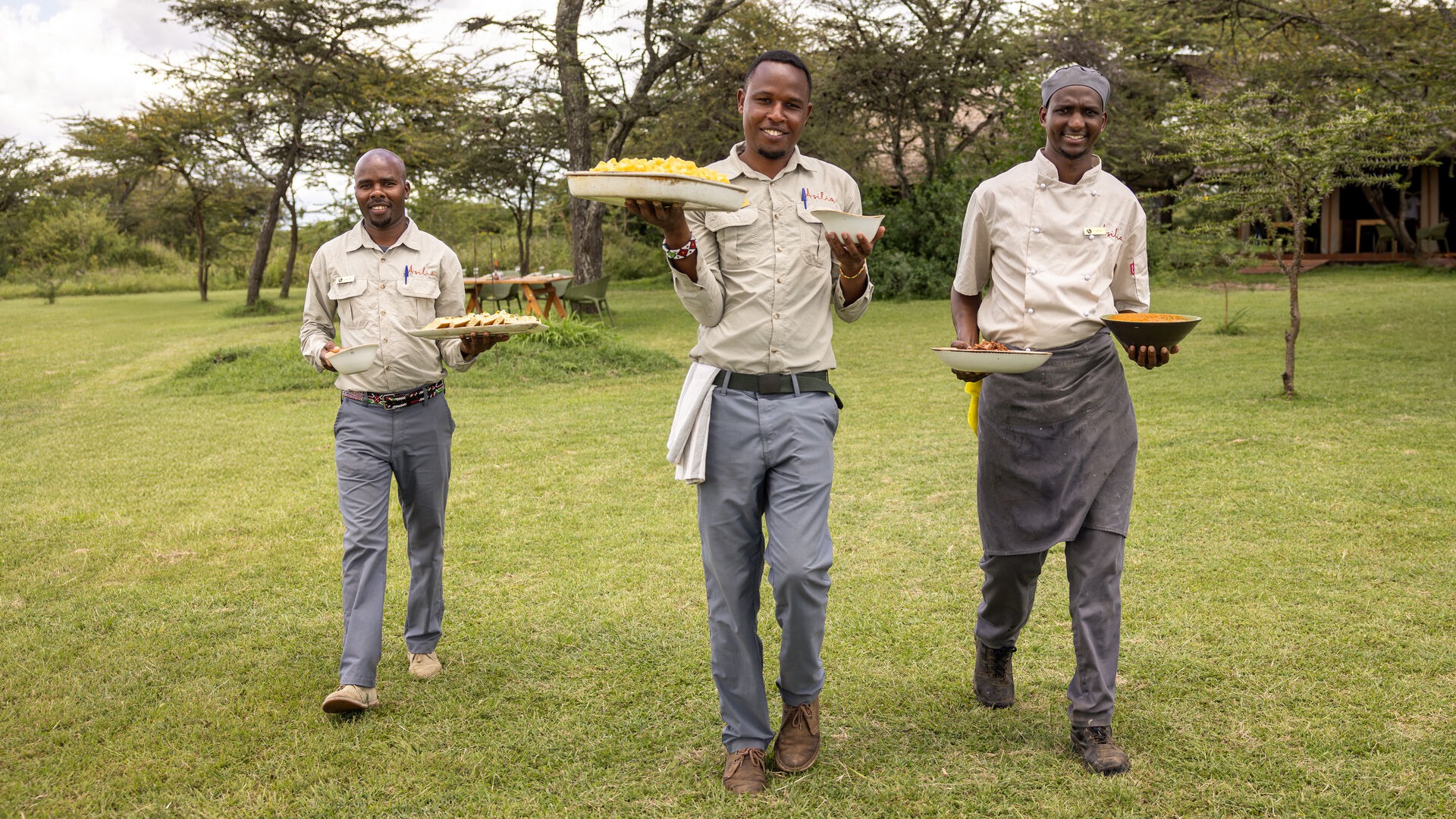 Dining at Naboisho Camp