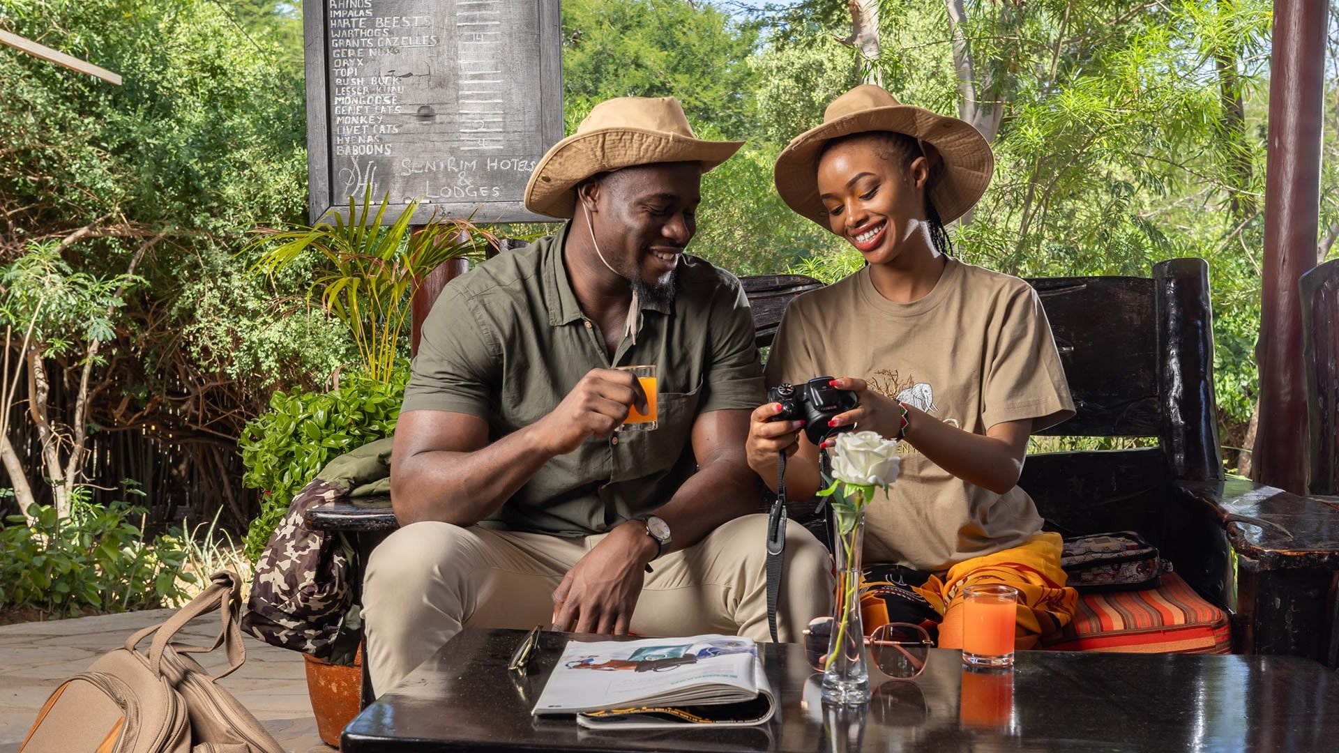 Dining at Sentrim Tsavo Lodge