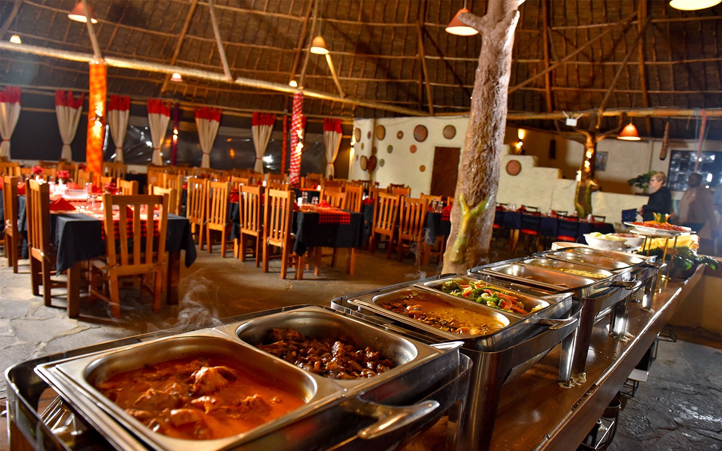 Dining at Enkorok Mara Camp